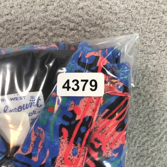 VTG Rockmount Shirt Mens M Red Blue Oversized Cape Western Pearl Snap Ranch USA - Picture 16 of 16